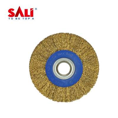 Durable Brass Coated High Tensile Carbon Steel Machine Circular Wire Brush